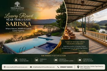 Stay Near Sariska Tiger Reserve